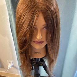 Real human hair mannequin 