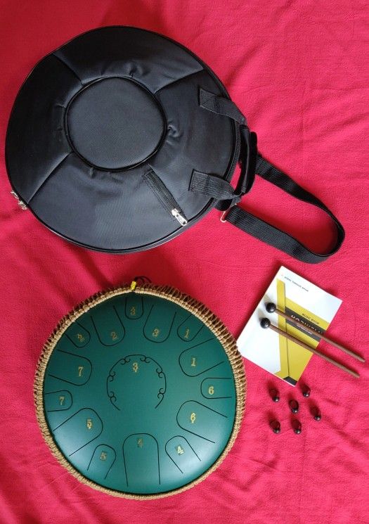 Steel Tongue Drum/Hand Pan Drum Set - 14" 15 Notes