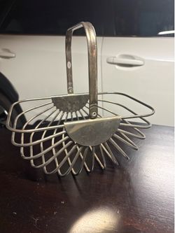 Retro Mid-Century Wire Produce Basket – Farmhouse Kitchen Decor