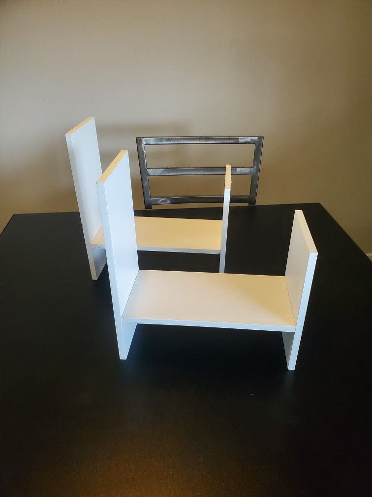 Ikea Style White  Shelves