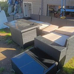 Patio Furniture And Heater Top