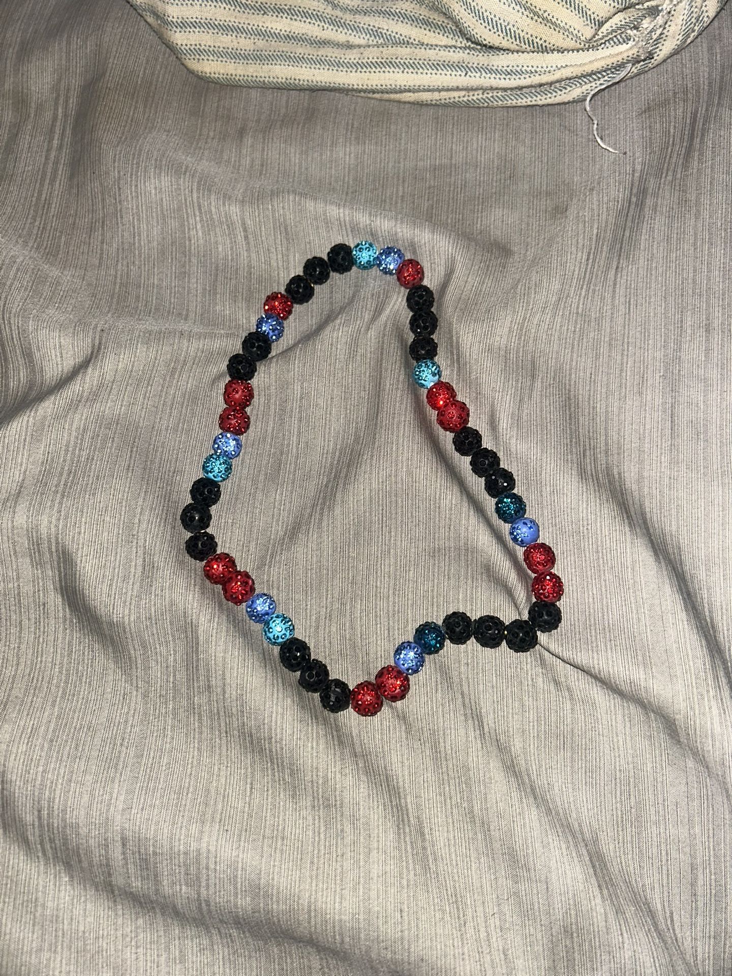 Baseball Rhinestone Necklace