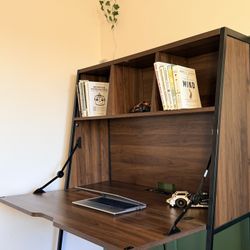 Space-Saving Fold Down Desk - Office Desk/Study Table