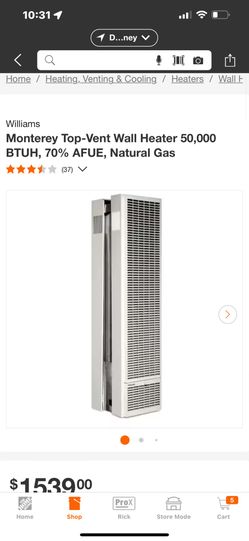 Williams double wall furnace