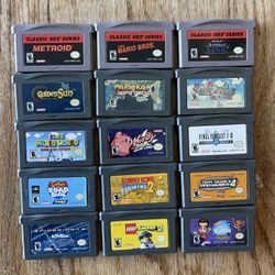 Nintendo Gamboy advance games Authentic 