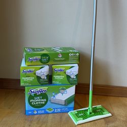 Swiffer + Huge Lot of Wet And Dry Refills