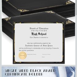 Geosar 200 Pack Certificate Holders.