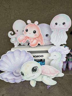 Under the Sea Party Cutout Decorations Set