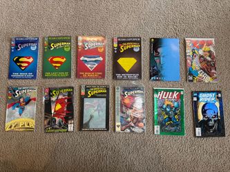 90s Comic Book Lot – Death of Superman, Reign of the Supermen, Marvel 2099 (12 Books)