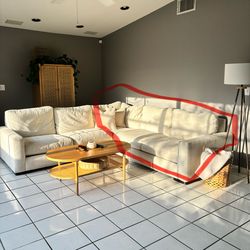 Half a Sectional Couch Available $200