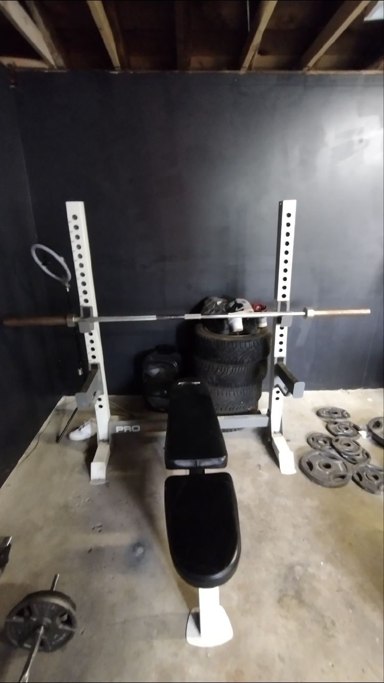 Bench Press And Weights