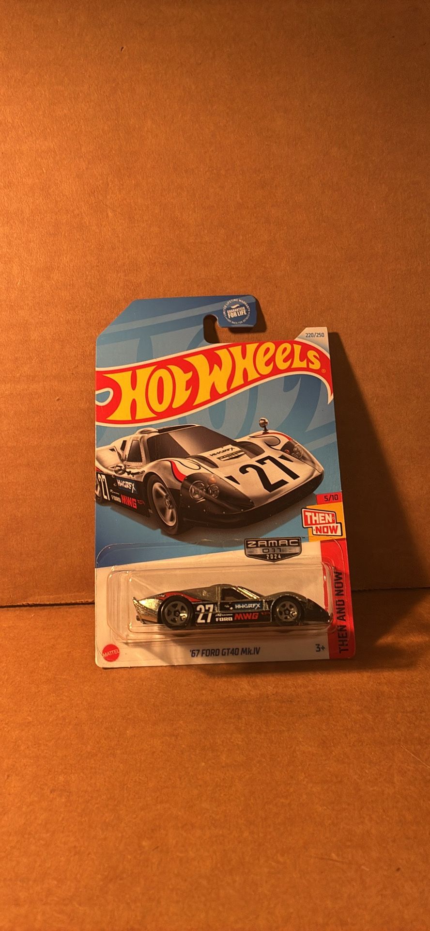 Hot Wheels ‘67 Ford GT40 MKIV ZAMAC (Milwaukie,OR)