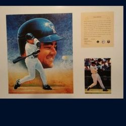 Colorado Rockies Dante Bichette Lithograph 