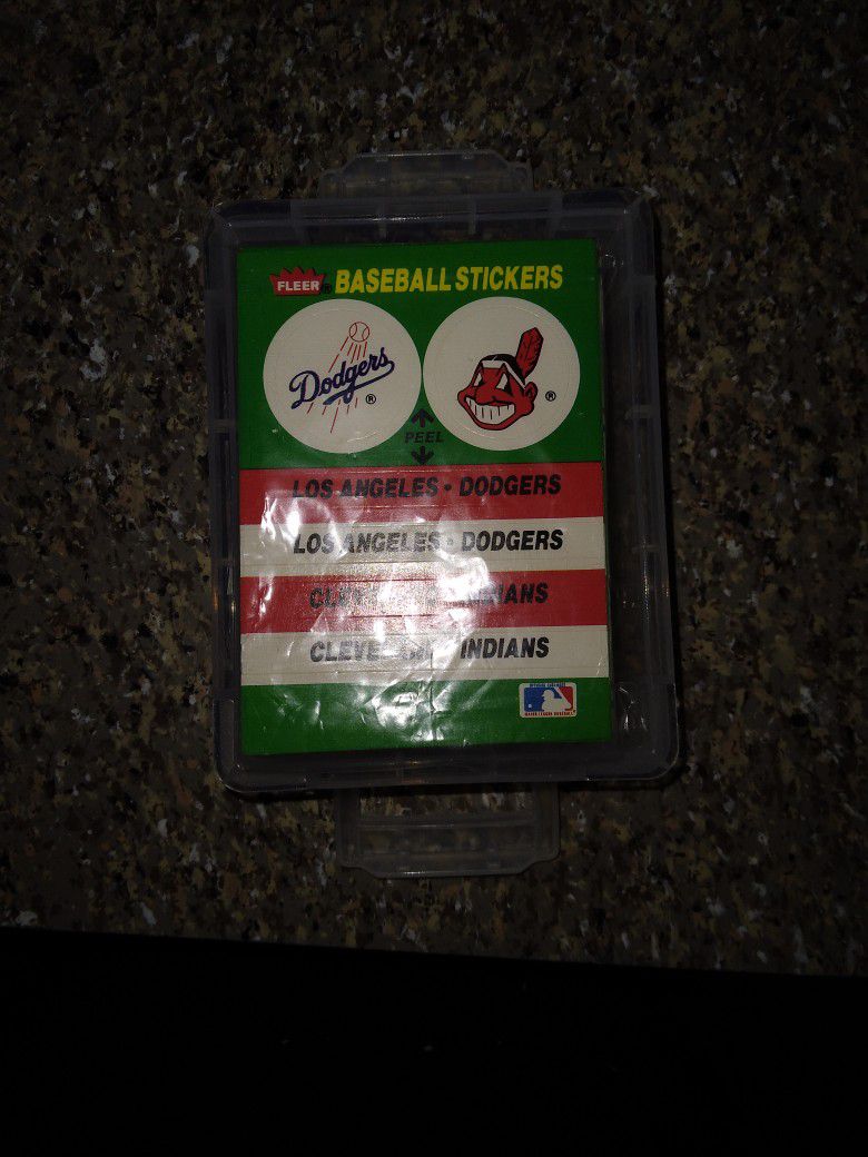 Rare 1980s Fleer Baseball Cards With Retro Stickers