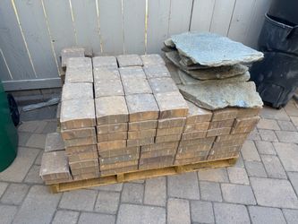 Approx. 100 New Patio Pavers + Flagstone
