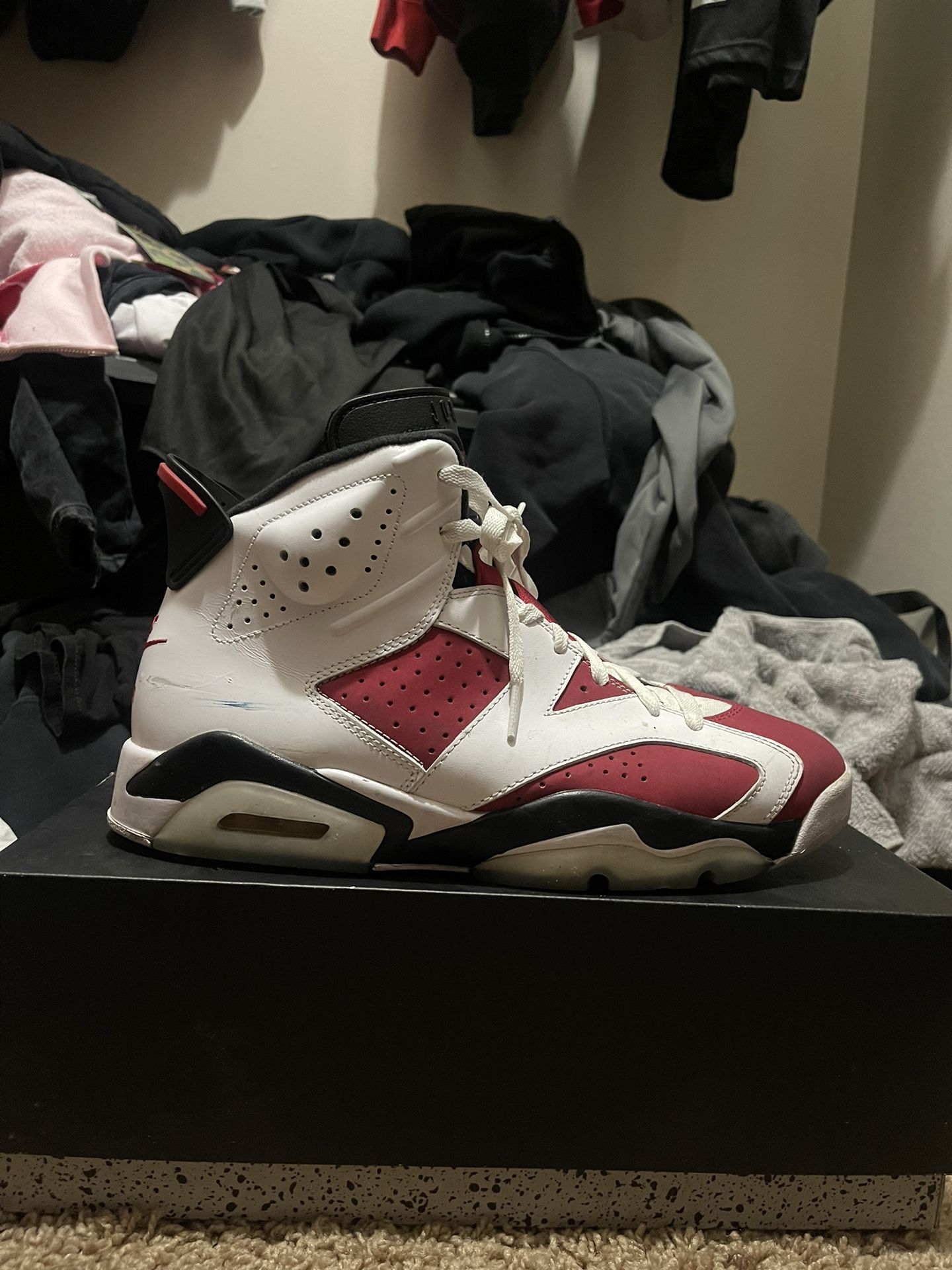 Jordan 6 Retro Carmine Size 10