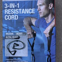 SPRI 3 in 1 Resistance Cord