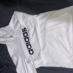 White Adidas Hoodie