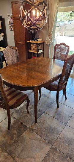 Antique dinning table set
