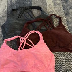 NWOT Women’s Victoria’s Secret 3 Low Impact Sports Bras, XL