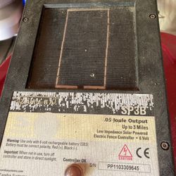 Solar Powered Electric Fencing Unit  