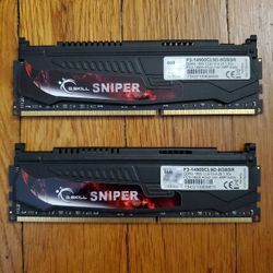 G. Skill 8GB RAM DDR3-1866  (4GBx2) F3-14900CL9D 8GBSR Desktop Memory RAM 