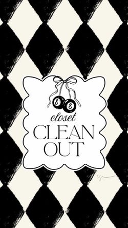 Closet clean out