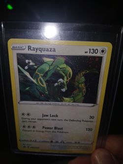 Pokemon card Rayquaza