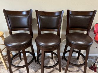Three bar stools for sale