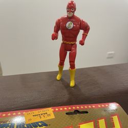 Vintage The Flash Action Figure Running Arm Movement DC Comics Toy Biz 1990
