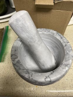 Marble Molcajete With Pestle