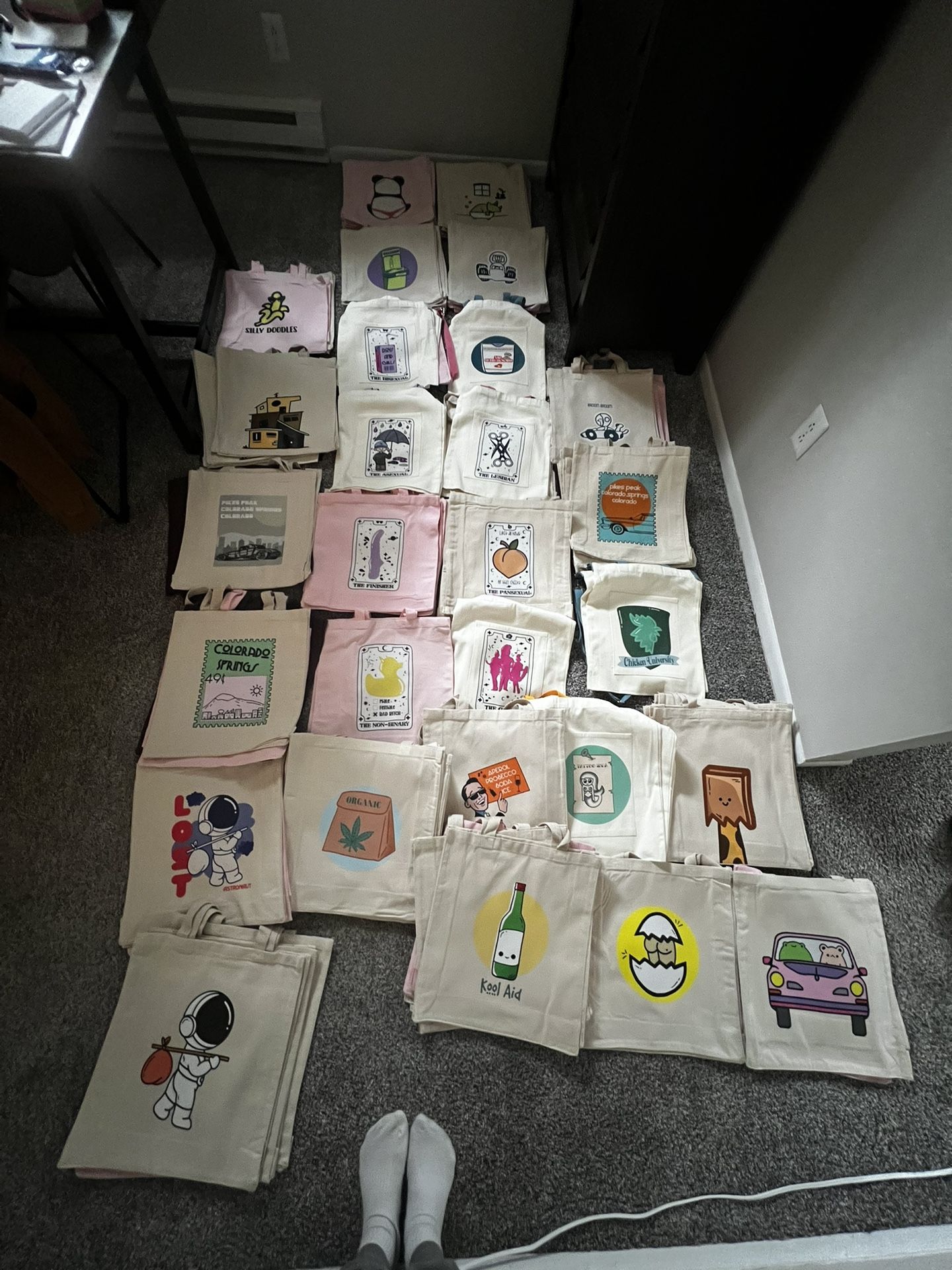 Ready To Sell product. Tote Bags. 