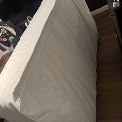 Twin frame and mattress