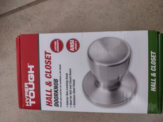 Hyper Tough Hall/Closet Doorknob Stainless Steel Finish