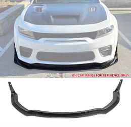 20-23 Dodge Charger Widebody Front Bumper Lip Carbon Fiber Print