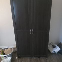 Armoire Storage With Racks, Shelves, Drawers