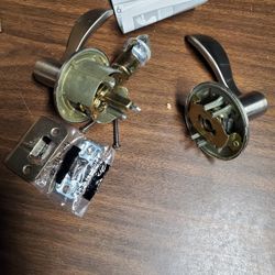 Schlage bed and bath privacy door  lock, Satin Nickel, for parts