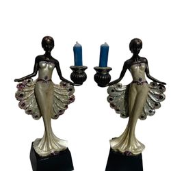 Art Nouveau  statues In Flavor Of Erte