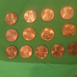 19i80 Through 1989 Lincoln Memorial Double Die Collection 
