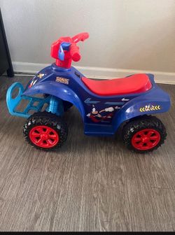 Toddler sonic quad
