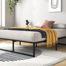 Gently used Queen 14” Modern Platform Bed Frame (Bed Frame Only)