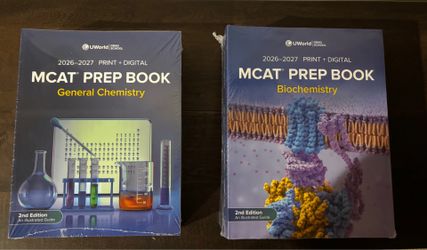 UWorld MCAT Prep Book 2nd Edition Complete Set