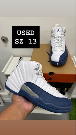 USED Air Jordan 12 French Blue SZ 13