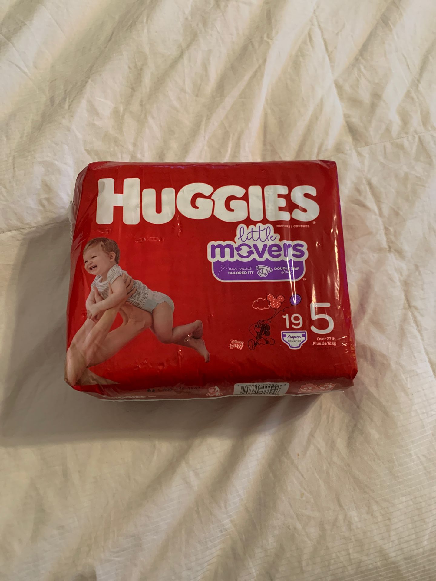 Huggies size 5 diapers