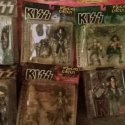 OZZY OSBORNE (COLLECTOR ITEM )SINCE HIS DEATH MVintage 1990  KISS, LITTLE NIKKIE, OZZY OSBORNE,  SPAWN ( Clown 5 ),Marvel  The Punisher ACTION FIGURES