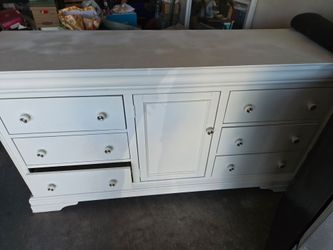 White dresser