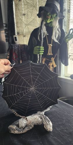 Halloween Hot Topic Spiderweb Crossbody Bag Purse 🕷️ Bolso / Bolsa bandolera  Telaraña