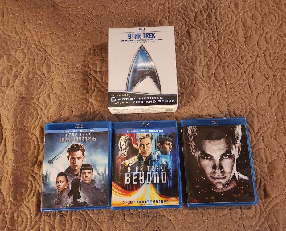 Star Trek 9 Movie Blu-Ray Set read description for details 