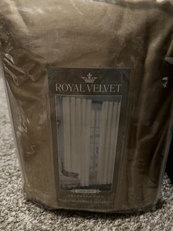 Set Of 2 50x84 Khaki Curtain Panels