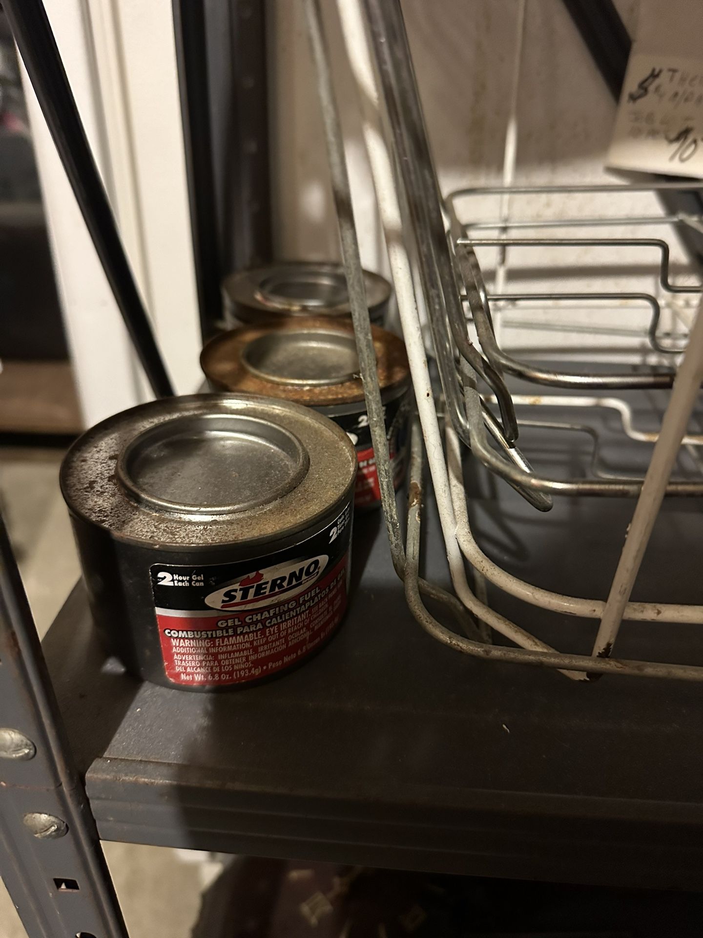 Food Tray Warmers With Sterno